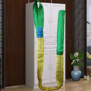 家具厂用吊装带吊装立柜方法